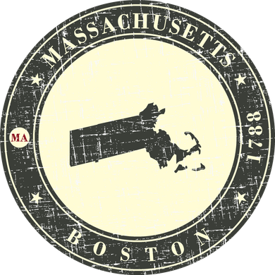 Boston Massachusetts Retro Hat