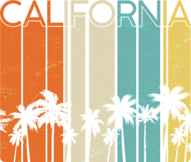 Retro California Palms Backpack