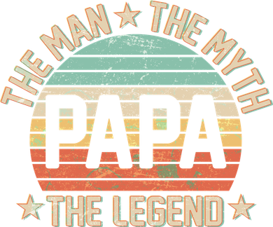 Retro Papa The Man Myth Legend Toddler Hoodie