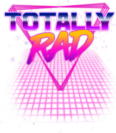 Retro 80's Totally Rad Coaster
