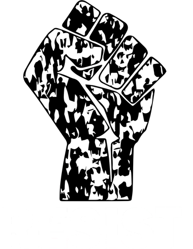 Resist Fist Pattern Hand Kids Sweatshirt