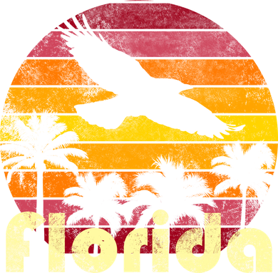 Florida Retro Sunset Hat