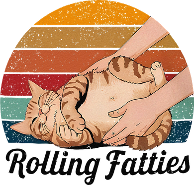 Rolling Fatties Cat Lover Humor Pet Cat Kitten Owner Toddler Hoodie