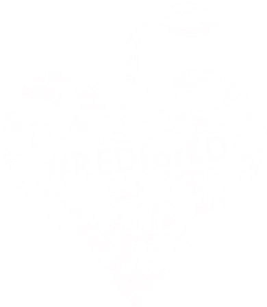 Red For Ed Apple Heart Toddler T-Shirt