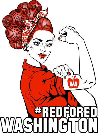 Redfored Red For Ed Washington Teachers Toddler T-Shirt