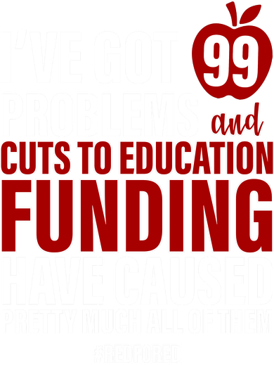 Red For Ed 99 Problems Toddler T-Shirt