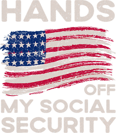 Retro Flag Hands Off My Social Security Protest Vintage Doggie Tank