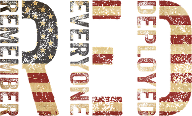 Red Friday Military Support Remember Everyone Deployed Button