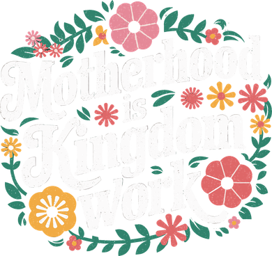 Retro Floral Motherhood Is Kingdom Work MotherS Day Mom Women's Sweatshirt