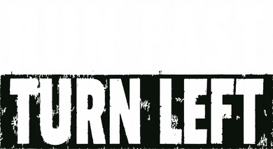 Run Fast Turn Left Funny Track Racing Joke Button