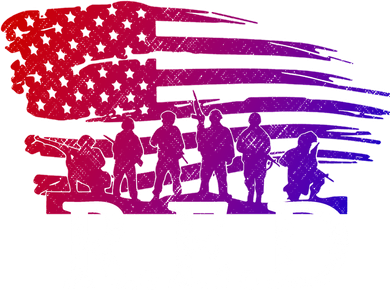 Red Friday Troopers Flag Magnet