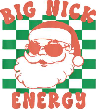 Retro Groovy Big Nick Santa Energy Christmas Trendy 2022 Baby Bodysuit