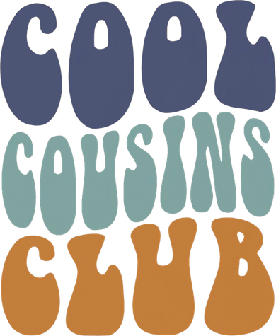 Retro Groovy Cool Cousin Club Toddler T-Shirt