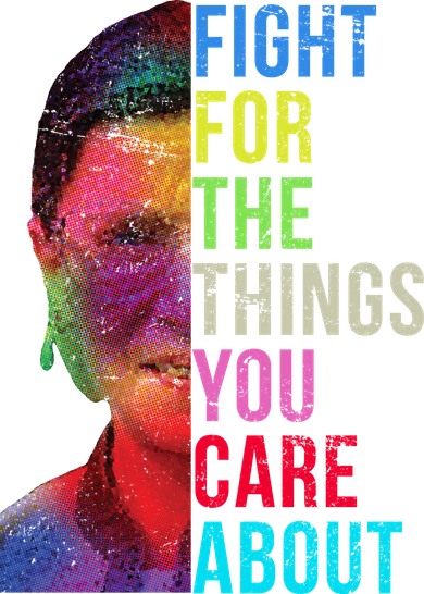 Vintage Ruth B Fight For The Things You Care About RBG Doggie Tank