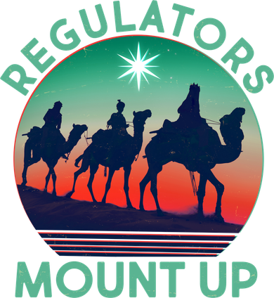 Christmas Regulars Mount Up Three Wise Men Button
