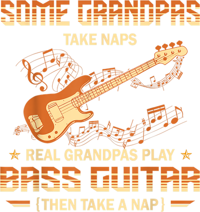 Real Grandpas Play Bass Guitar And Take A Naps Tank Top