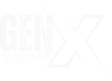 Retro Gen X Humor Gen X Raised On Hose Water And Neglect Button