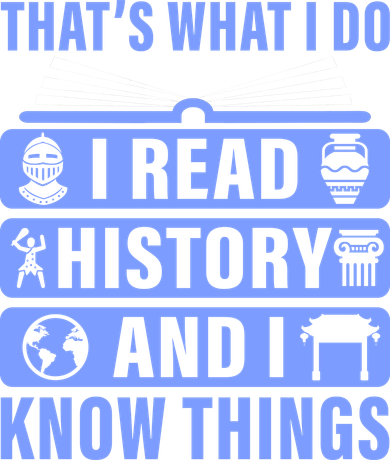 I Read History And I Know Things Funny Doggie Tank