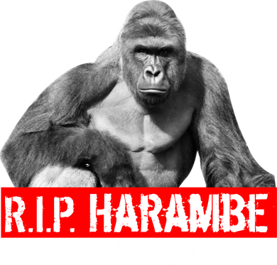 RIP Harambe Gorilla Cincinnati Zoo Toddler T-Shirt