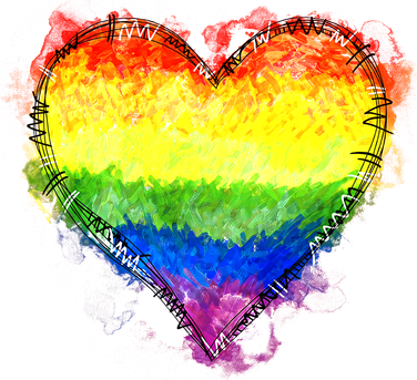 Rainbow Heart Pride Heart LGBT Pride Month Pride Celebration Kids Hoodie