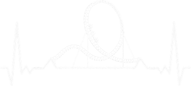 Rollercoaster Heartbeat Theme Park Lover Doggie Tank