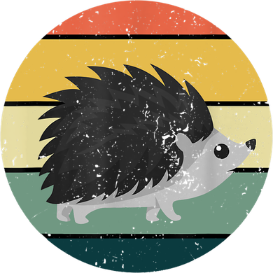 Retro Hedgehog Vintage Hedgehogs Cute Forest Animal Lover TShirt Magnet