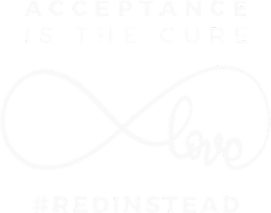 Red Instead Acceptance Of Autism Ornament