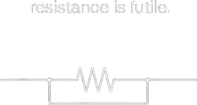 Resistance Is Futile Borg Geek Electronics Engineers Mousepad