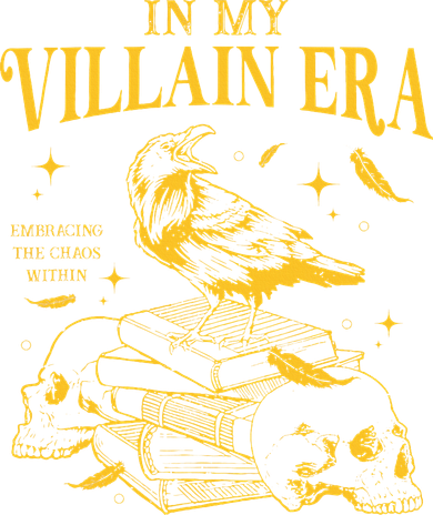 Retro In My Villain Era Morally Grey Books Club Women's Hoodie