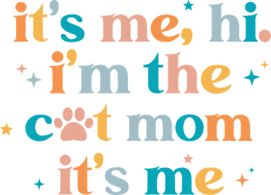Retro Its Me Hi Im The Cat Mom Its Me Funny Mothers Day Hat