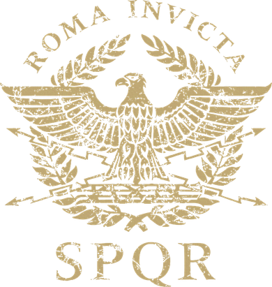 Roma Invicta Spqr Roman Eagle Distressed Women's Tank Top