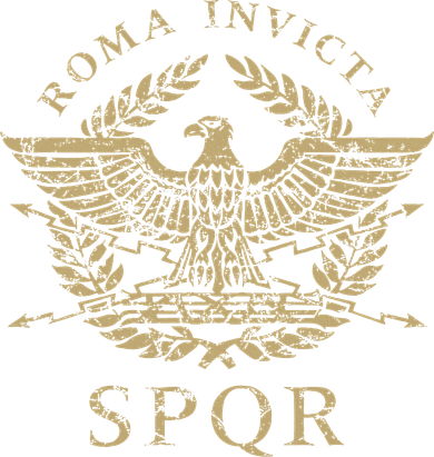 Roma Invicta Spqr Roman Eagle Distressed Women's Tank Top