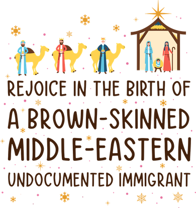 Rejoice In The Birth Of A Brownskinned Middle Eastern Women's Hoodie