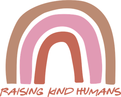 Raising Kind Humans Rainbow Coffee Mug
