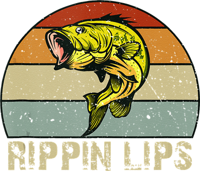 Rippin Lips Bass Fishing Gifts For Dad Fathers Day Women's Hoodie