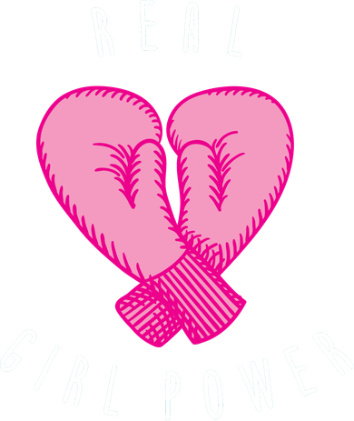 Real Girl Power Boxing  Women's T-Shirt
