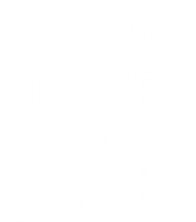 Running Late Is My Cardio Gift Flexfit Unipanel Trucker Cap