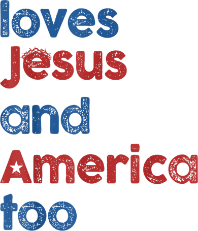 Retro Loves Jesus And America Too Kids Sweatshirt
