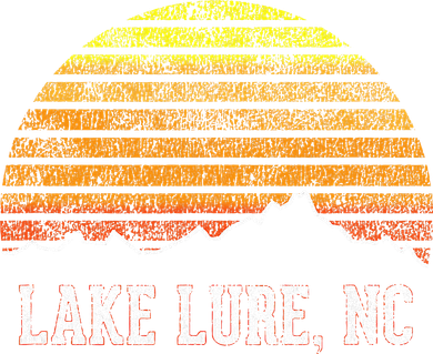 Retro Lake Lure North Carolina Mountain Sunset Doggie Tank