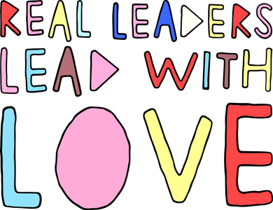 Real Leaders Lead With Love Women's Hoodie