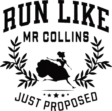 Run Like Mr Collins Just Proposed Funny Books And Running Baby Bodysuit