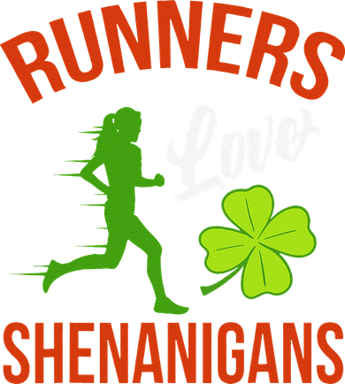 Runners Love Shenanigans Women's St Patricks Day Running Funny Mousepad