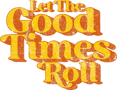 Retro Let The Good Times Roll Button