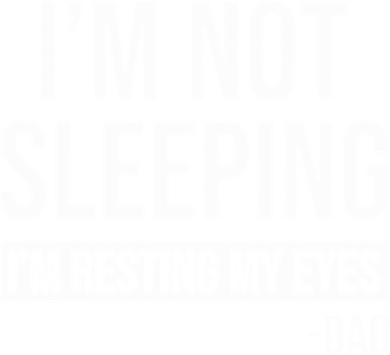 Resting My Eyes I'm Not Sleeping I'm Just Resting My Eyes Gift Coaster