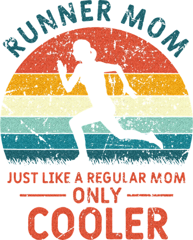 Runner Mom Funny Marathon Running Jogging Mothers Day Coaster