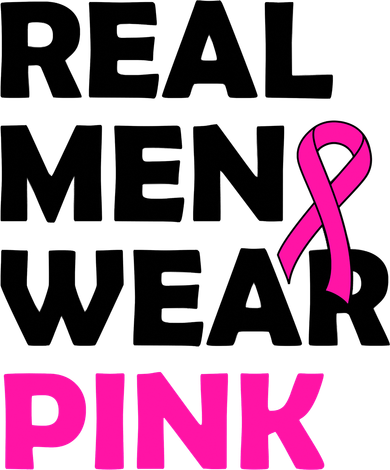 Real M.e.n Wear Pink Breast Cancer Awareness Doggie Tank