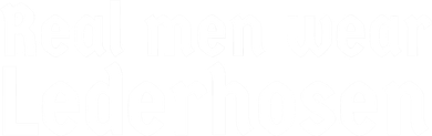 Real Men Wear Lederhosen Magnet