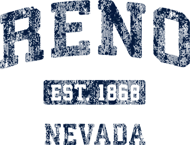 Reno Nevada Nv Vintage Athletic Sports Design Doggie Tank