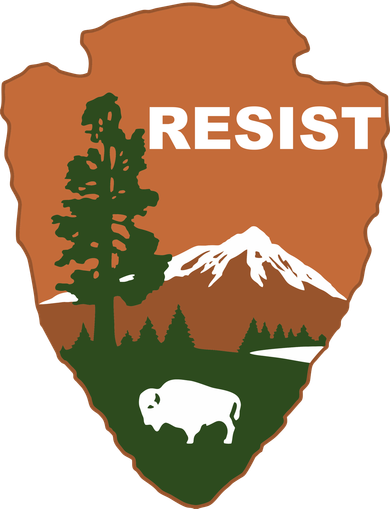 Resist. Earth DayNational Park Rangers Spoof Logo Kids Sweatshirt