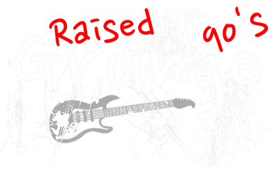 Raised On 90S Grunge Rock Music Lover Women's V-Neck T-Shirt